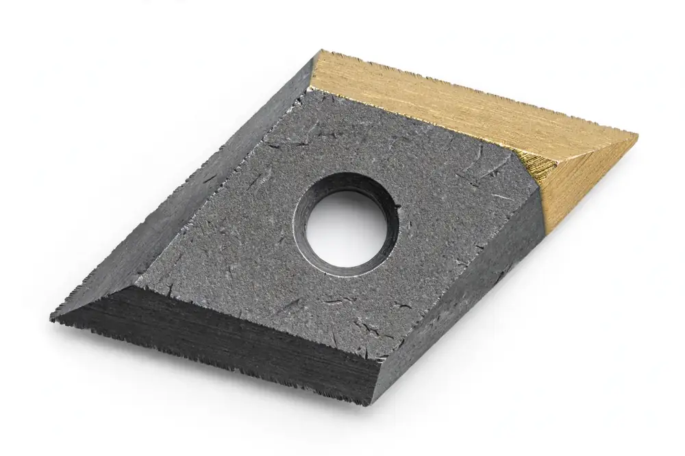 Carbide insert designation chart showing insert shapes and codes