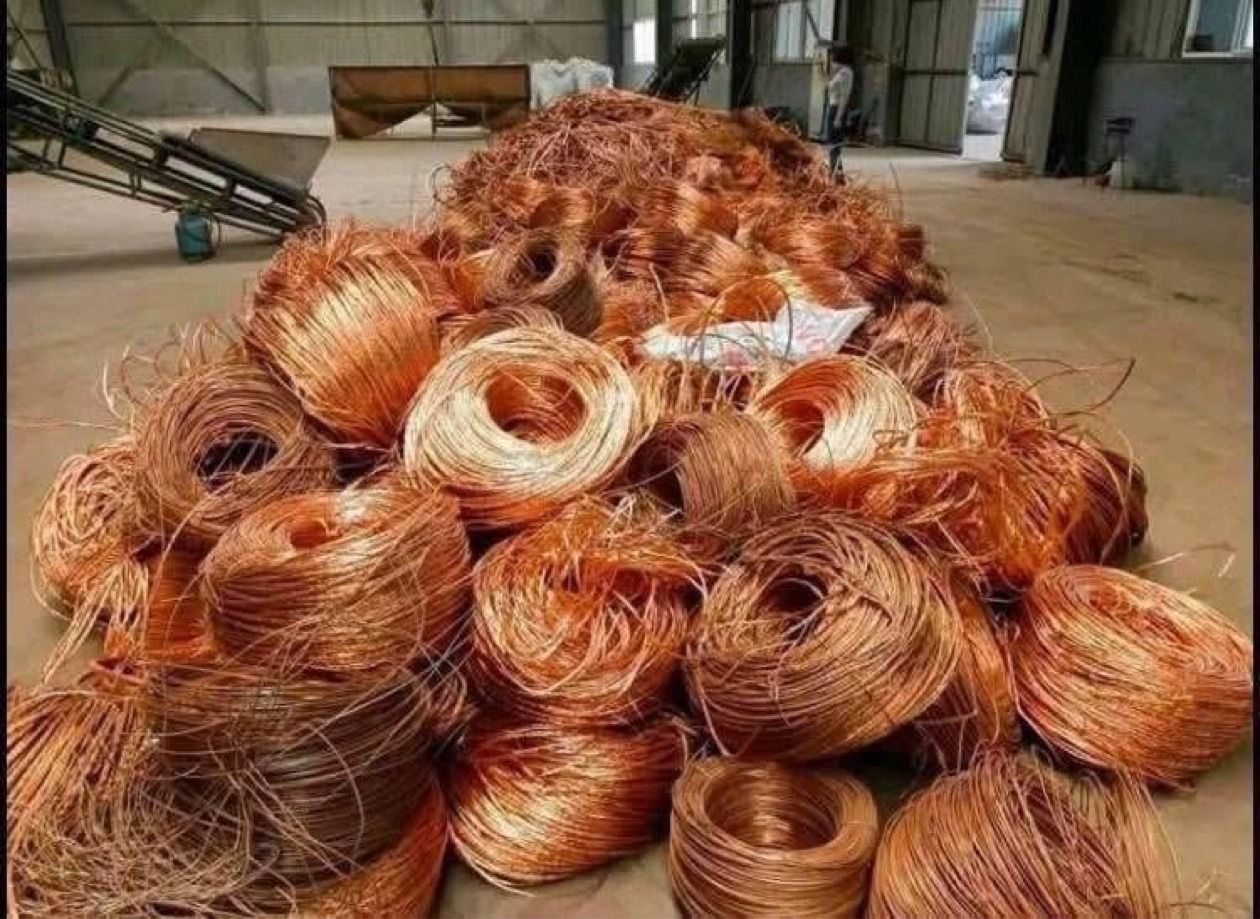 Truck bed load of armored MC cable and boxes of stripped wire