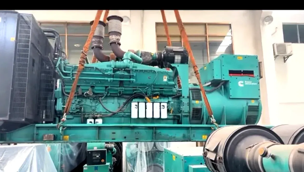 Teal industrial generator