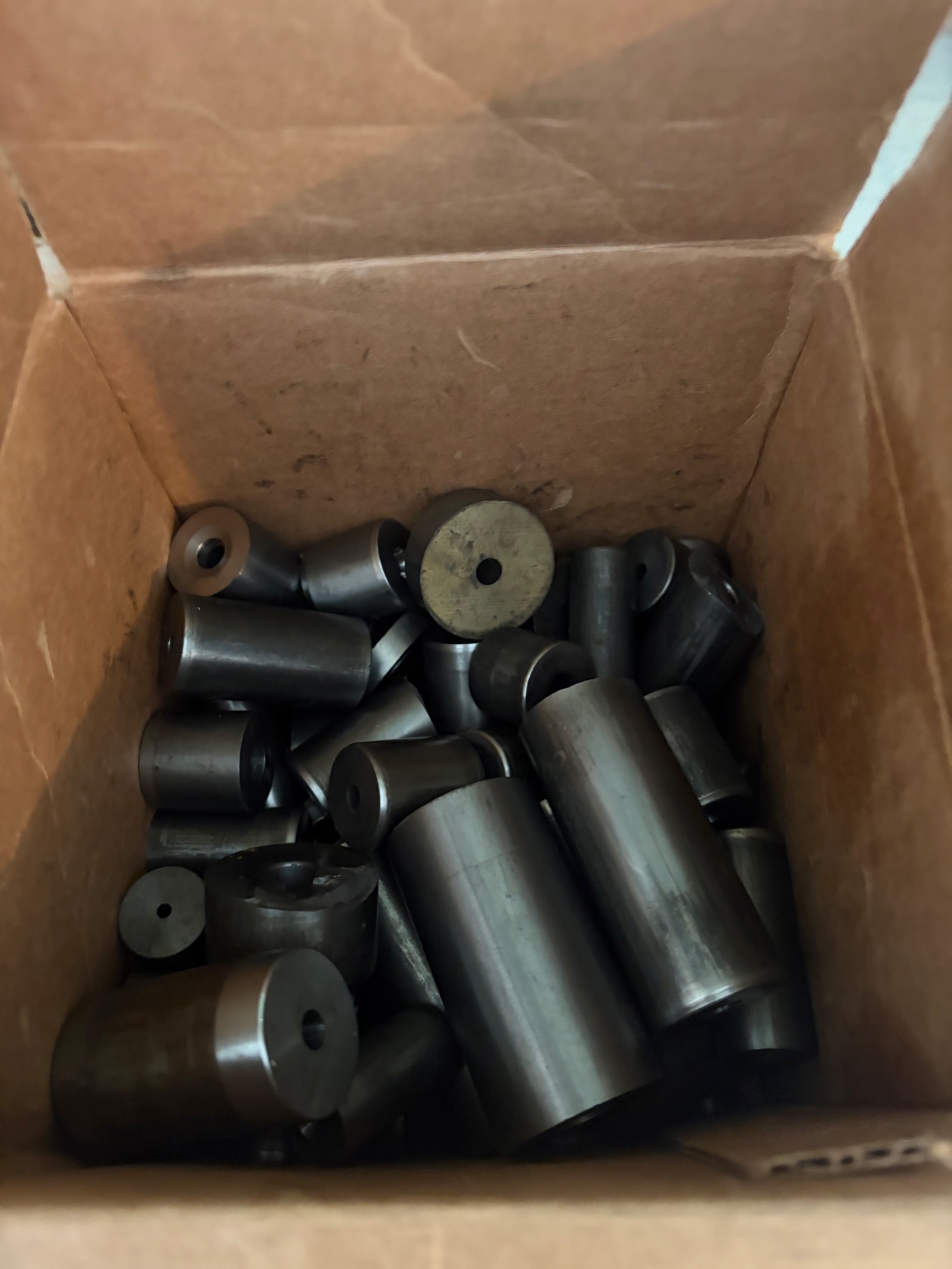 Boxes of carbide bushings